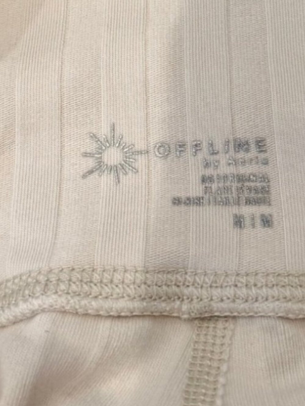 Aerie OG Groove Flare Legging Pants Size Medium in Soft oat Shade - Picture 7 of 12